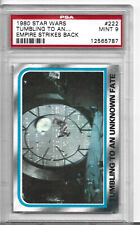 Tumbling to An... 1980 Star Wars #222 PSA Mint 9 Empire Strikes Back Centered picture