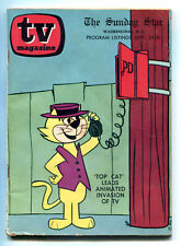 Sept 1961 TV Magazine, Top Cat Cartoon Show Cover, Sunday Star, Washington D.C. picture