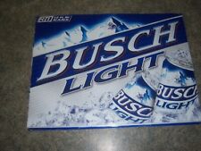 Busch Light  Beer 2009 Front Panel-Ready to frame-With Birth Certificate picture