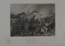 Mexican American War Battle of Cerro Gordo Original Engraving 1858 History picture