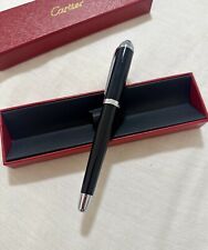 Cartier R De Cartier Ballpoint Pen Black Composite AD VIP Gift w/ Service Pouch picture