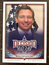2024 2022 RON DESANTIS DECISION #4 BASE CARD Governor of Florida picture