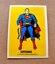 Superman 1974 National Periodical Wonder Bread DC Comics card NM/MT picture