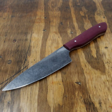 Handmade Kitchen Utility Petty Knife 80crv2 Carbon Steel Made In USA picture