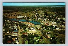 Eganville-Ontario, Aerial View Mink Lake, Antique Souvenir Vintage Postcard picture
