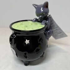 Disney 2022 Halloween Hocus Pocus Binx Cauldron Battery Tea Light Candle Holder picture
