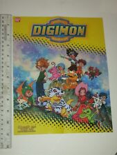 1st Series paper Digital Digimon, Monsters poster. Bandai America incorp.  picture