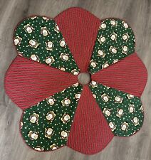 Two Sided Christmas Tree Skirt - 12 Days Of Christmas and Santa Clause picture