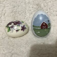 Hand painted Easter Eggs Signed Floral Barn picture
