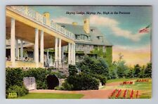 Skytop PA-Pennsylvania, Skytop Lodge, Advertising, Antique, Vintage Postcard picture