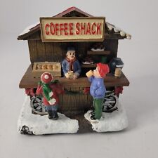 Holiday Time LED Street Shop - Coffee Shop Stand - Christmas Village No Box picture