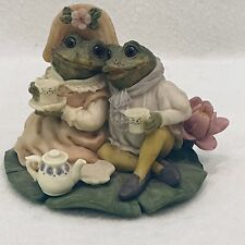 Frog Fantasy Tea For Two 1996 Westland Handcrafted Figurine picture