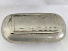 ANTIQUE,19th CENTURY,SNUFF BOX,TOBACCO BOX,NICKEL,SILVER,?,VERY EARLY EXAMPLE picture