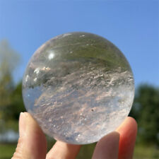 0.88LB Natural Clear Quartz Ball Crystal Reiki Quartz Sphere Repair Gem 65mm picture