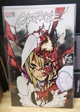 2022 NYCC CARNAGE #6 PEACH MOMOKO SIGNED & REMARKED BY NATE MELENDEZ W/COA.  picture