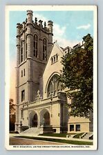 Richmond IN, Reid Memorial Presbyterian Church, Indiana c1930 Vintage Postcard picture