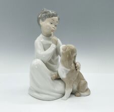 Vintage Lladro BOY WITH DOG #452 ~ 7.75” EUC Retired picture
