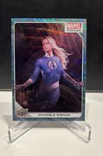 Invisible Woman - Blue Surge Parallel - 2023 Upper Deck Marvel Platinum picture