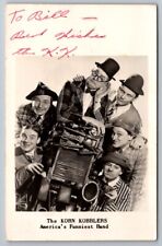 RPPC Boy Band Musical The Korn Kobblers Americas Funniest 6 Six Men Postcard picture
