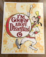 Vintage I’m Goofy About Disneyland Poster-Late 1970’s Excellent Condition- Rare picture