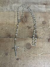 STUNNING RARE VINTAGE CATAMORE STERLING SILVER NUNS ROSARY  picture