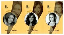 #UL2190 CYNTHIA MYERS, COURTNEY COX, COLLEEN CAMP Uncut Spotlight Card Strip picture