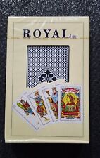 Royal Baraja Espanola Spanish Playing Cards Deck of 40 Sealed, Plastica Blue New picture