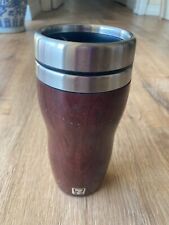 Vintage 7-11 Woodgrain Wavy Tumbler with lid 7 Eleven 7-Eleven Cup Mug picture