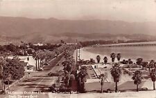 Santa Barbara California 1948 RPPC Real Photo Postcard Municipal Swimming Pool  picture