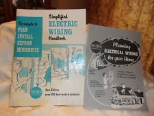 Sears Simplified Electric Wiring Handbook & Planner Vintage 1962 picture