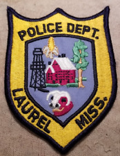 MS Laurel Mississippi Police Shoulder Patch picture