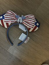 2024 Disney Parks Captain America Super Soldier Marvel Ears Headband NWT picture