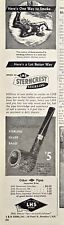 1946 VINTAGE PRINT AD - LHS STERNCREST STERLING PIPES AD -  BETTER WAY TO SMOKE picture