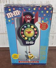 M&M’s Animated Pendulum Cookoo Wall Clock w/ Yellow & Red M&M Characters picture