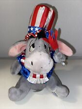 DISNEYLAND WORLD PARKS 2008 HAPPY 4TH OF JULY PLUSH EEYORE With TAG Patriotic picture
