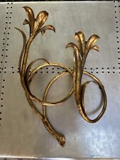 Gold Guilded  Candelabra 10 Inches By 16 Inches at Tallest Point. picture