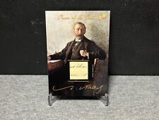 2023 Pieces of the Past Authentic Relic Alfred Nobel Handwriting picture