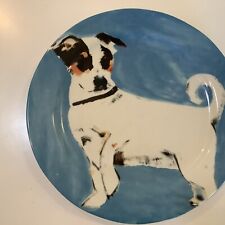 Sally Muir Anthopologie Jack Russel Terrier 8.5” Plate WOW picture