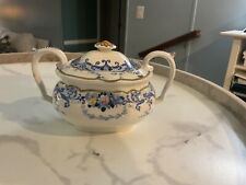 Antique Booths Corinthian Silicon China Lidded Sugar Bowl - Made in England picture