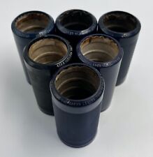 Lot of 6 Vintage Edison Blue Amberol Record Cylinders picture