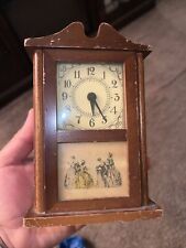 Antique English Lancel Clock By The Burroughs Company Number 48 Mini Clock picture