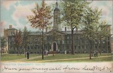 Postcard Nassau Hall Princeton University NJ 1913 picture