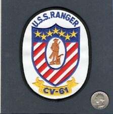 CV-61 USS RANGER US Navy Aircraft Carrier Ship Squadron Cruise Jacket Patch picture