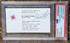 Bob Kahn Autograph Signed Business Card PSA/DNA Inventor of The Internet  picture