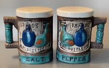 VINTAGE NAPCOWARE 1805 Bird and Bottle SALT & PEPPER SHAKERS CERAMIC AMERICANA picture