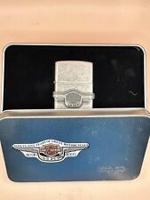 Vintage 1998 Harley Davidson 95th Anniversary Zippo Lighter NEW In Tin picture
