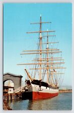 c1950s~Pier 43~Balclutha Scottish~Star Alaska~VTG Ship~San Francisco CA Postcard picture