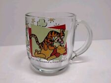 Vintage Disney Winnie The Pooh & Tigger Glass Cup Mug picture