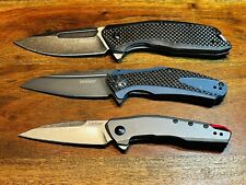 TSA CONFISCATED Kershaw Folding Knives (Lot of 3) 3935 7007 1415 picture
