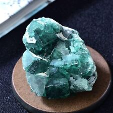 Natural Raw Dark Green Fluorite Cluster Geode Quartz Crystal Minerals Specimens picture